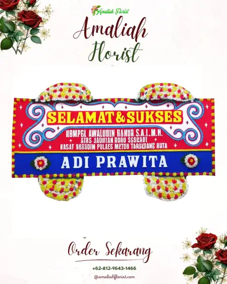 Papan Bunga Ucapan Selamat Cicadas